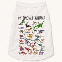 Types Of Dinosaurs Alphabet A Z Abc Dino Identification Doggie Tank