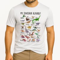 Types Of Dinosaurs Alphabet A Z Abc Dino Identification Performance Shirt