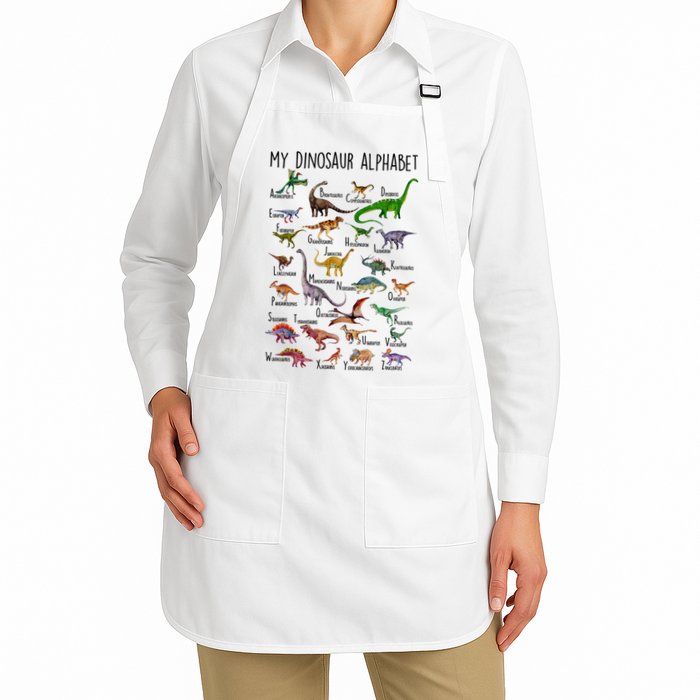 Types Of Dinosaurs Alphabet A Z Abc Dino Identification Apron