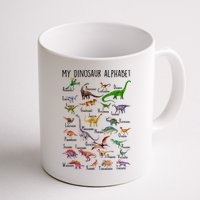 Types Of Dinosaurs Alphabet A Z Abc Dino Identification Mug