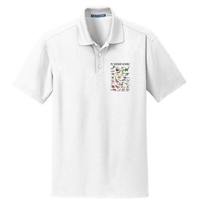 Types Of Dinosaurs Alphabet A Z Abc Dino Identification Dry Zone Grid Polo