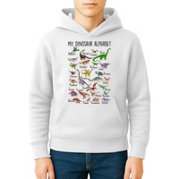Types Of Dinosaurs Alphabet A Z Abc Dino Identification Kids Hoodie