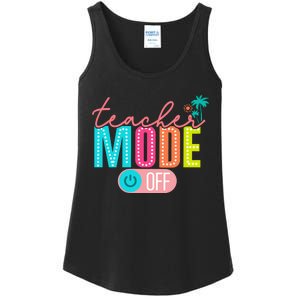 Teacher Off Duty Teacher Mode Off Ladies Essential Tank