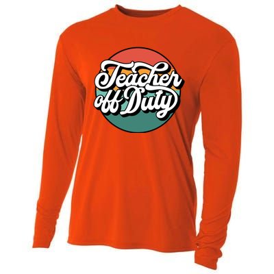 Teacher Off Duty Cooling Performance Long Sleeve Crew