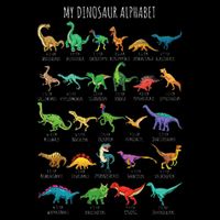 Types Of Dinosaurs Alphabet Az Abc Dino Identification Mug