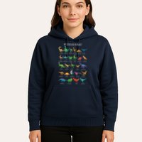 Types Of Dinosaurs Alphabet Az Abc Dino Identification Hoodie