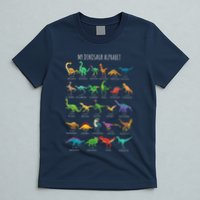 Types Of Dinosaurs Alphabet Az Abc Dino Identification T-Shirt