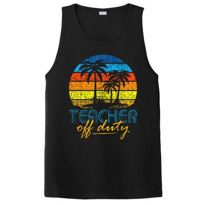 Teacher Off Duty Happy Last Day Of School Teacher Summer PosiCharge Competitor Tank