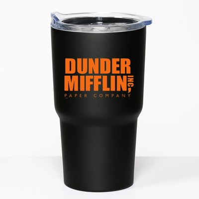 The Office Dunder Mifflin Logo Orange Tumbler