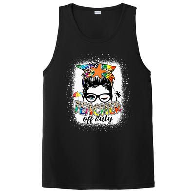 Teacher Off Duty Last Day of School Summer Vacation Wo PosiCharge Competitor Tank