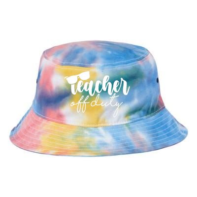 Teacher Off Duty Summer Break Tie Dye Newport Bucket Hat