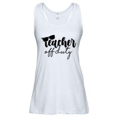 Teacher Off Duty Summer Break Ladies Essential Flowy Tank