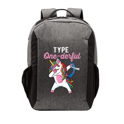 Type Onederful Dabbing unicorn Type 1 Diabetes Awareness Vector Backpack