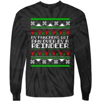 Type One Diabetes T1D My Pancreas Got Ran Over By A Reindeer Tie-Dye Long Sleeve Shirt