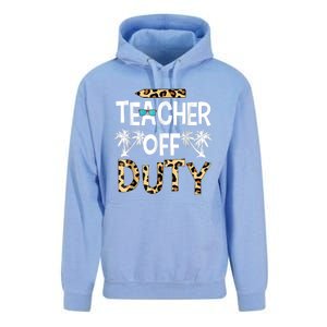 Teacher Off Duty Happy Last Day Of School Teacher Summer Unisex Surf Hoodie