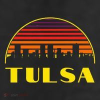 Tulsa Oklahoma Downtown Skyline Cool Comfort Performance Bucket Hat