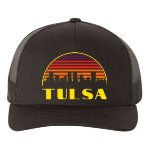 Tulsa Oklahoma Downtown Skyline Yupoong Adult 5-Panel Trucker Hat