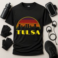 Tulsa Oklahoma Downtown Skyline Performance Shirt