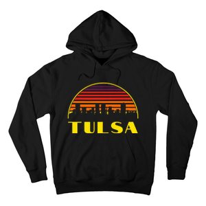 Tulsa Oklahoma Downtown Skyline Hoodie