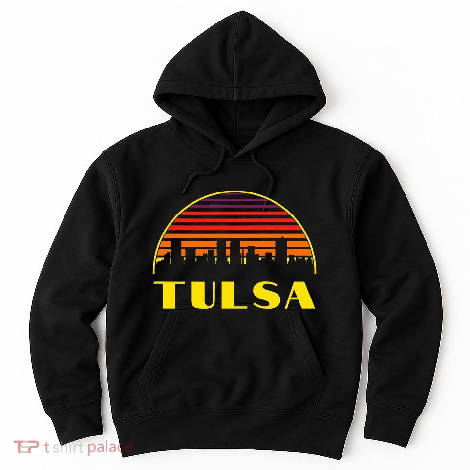 Tulsa Oklahoma Downtown Skyline Hoodie