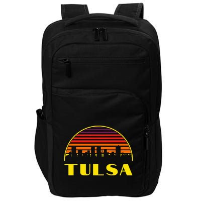Tulsa Oklahoma Downtown Skyline Impact Tech Backpack