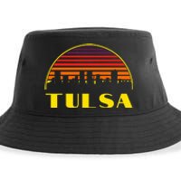 Tulsa Oklahoma Downtown Skyline Sustainable Bucket Hat