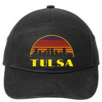 Tulsa Oklahoma Downtown Skyline 7-Panel Snapback Hat