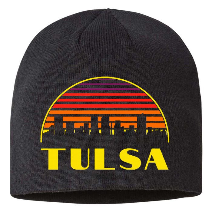 Tulsa Oklahoma Downtown Skyline Sustainable Beanie