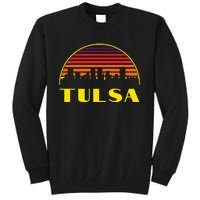 Tulsa Oklahoma Downtown Skyline Tall Sweatshirt