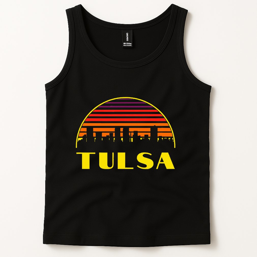 Tulsa Oklahoma Downtown Skyline Tank Top