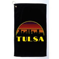 Tulsa Oklahoma Downtown Skyline Golf Towel