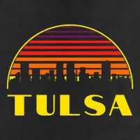Tulsa Oklahoma Downtown Skyline Golf Towel