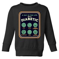 Type One Diabetes A Day As A Diabetic Funny T1D Awareness Toddler Sweatshirt