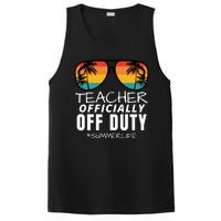 Teacher Off Duty, Funny Teacher Summer, Last Day Of School PosiCharge Competitor Tank