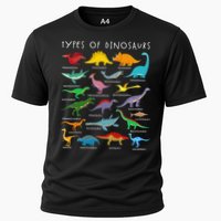 Types Of Dinosaurs Alphabet A-Z ABC Dino Identification Performance Shirt