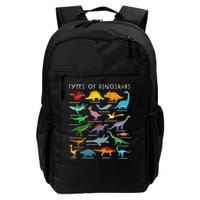 Types Of Dinosaurs Alphabet A-Z ABC Dino Identification Backpack