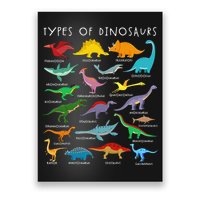 Types Of Dinosaurs Alphabet A-Z ABC Dino Identification Poster