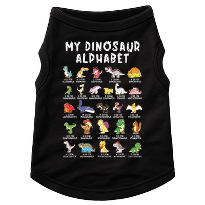 Types Of Dinosaurs Alphabet Dino Identification Doggie Tank
