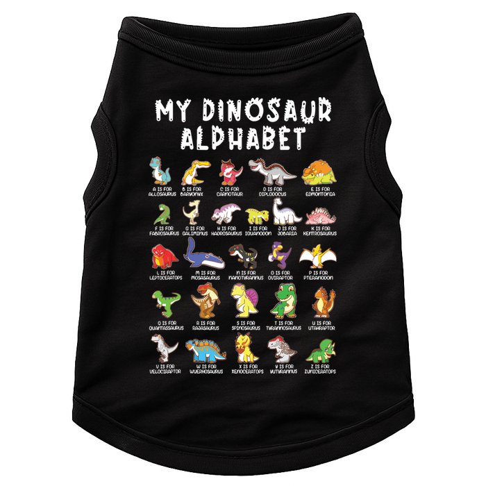 Types Of Dinosaurs Alphabet Dino Identification Doggie Tank