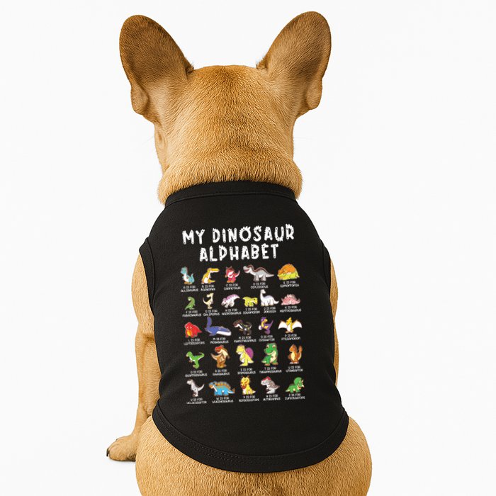Types Of Dinosaurs Alphabet Dino Identification Doggie Tank