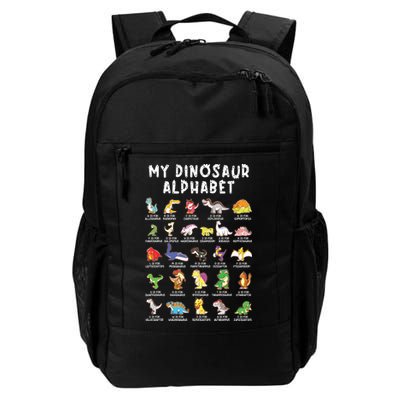 Types Of Dinosaurs Alphabet Dino Identification Backpack