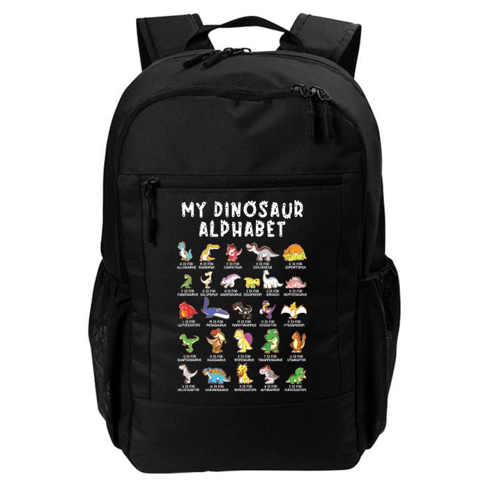 Types Of Dinosaurs Alphabet Dino Identification Backpack