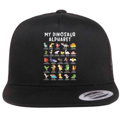 Types Of Dinosaurs Alphabet Dino Identification Flatbill Hat