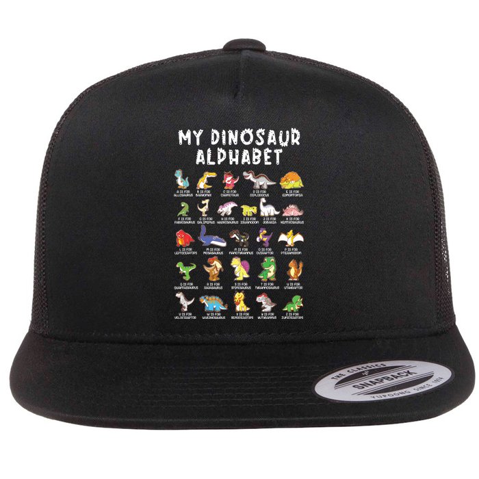Types Of Dinosaurs Alphabet Dino Identification Flatbill Hat