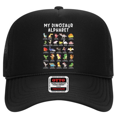 Types Of Dinosaurs Alphabet Dino Identification Trucker Hat
