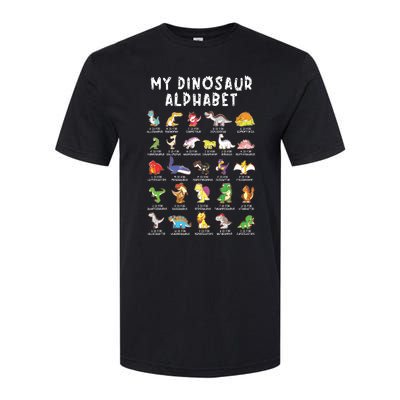 Types Of Dinosaurs Alphabet Dino Identification Softstyle CVC T-Shirt