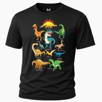 Types Of Dinosaurs Graphics Dino Identification Performance Shirt