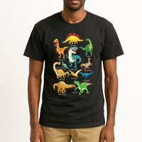 Types Of Dinosaurs Graphics Dino Identification Tall T-Shirt
