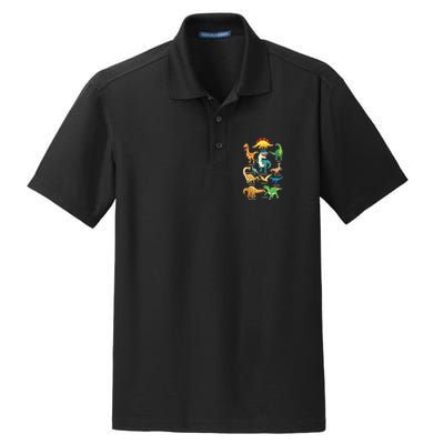 Types Of Dinosaurs Graphics Dino Identification Dry Zone Grid Polo