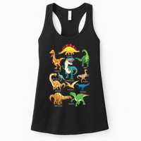 Types Of Dinosaurs Graphics Dino Identification Womens Tank Top